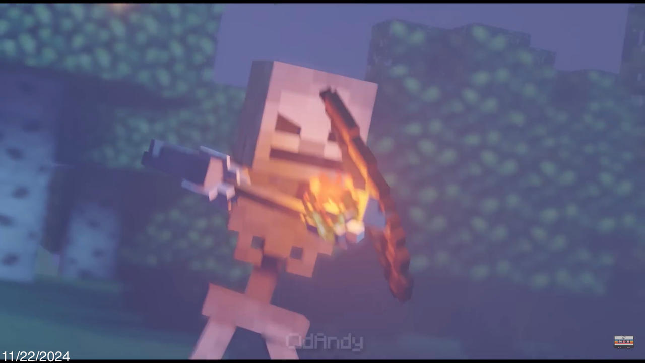 A Minecraft Movie - Skeleton (animated) by brianmatthew46 on DeviantArt