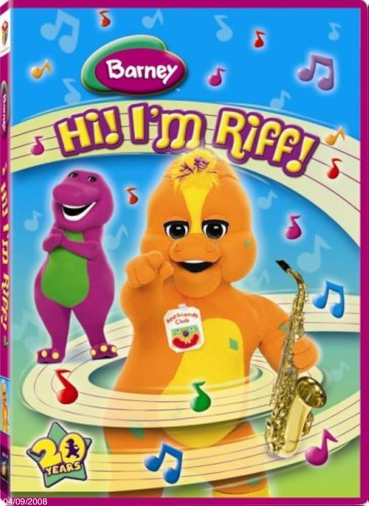 Barney: Hi I'm Riff! (2008) DVD by brianmatthew46 on DeviantArt
