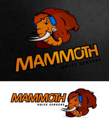 Mammoth Voice Servers Mascot n Logo