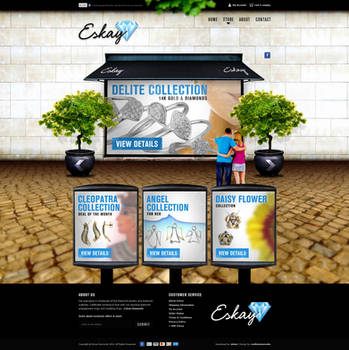 Eskay Diamonds Layout / Design by dRoop