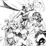 Justice League pencils