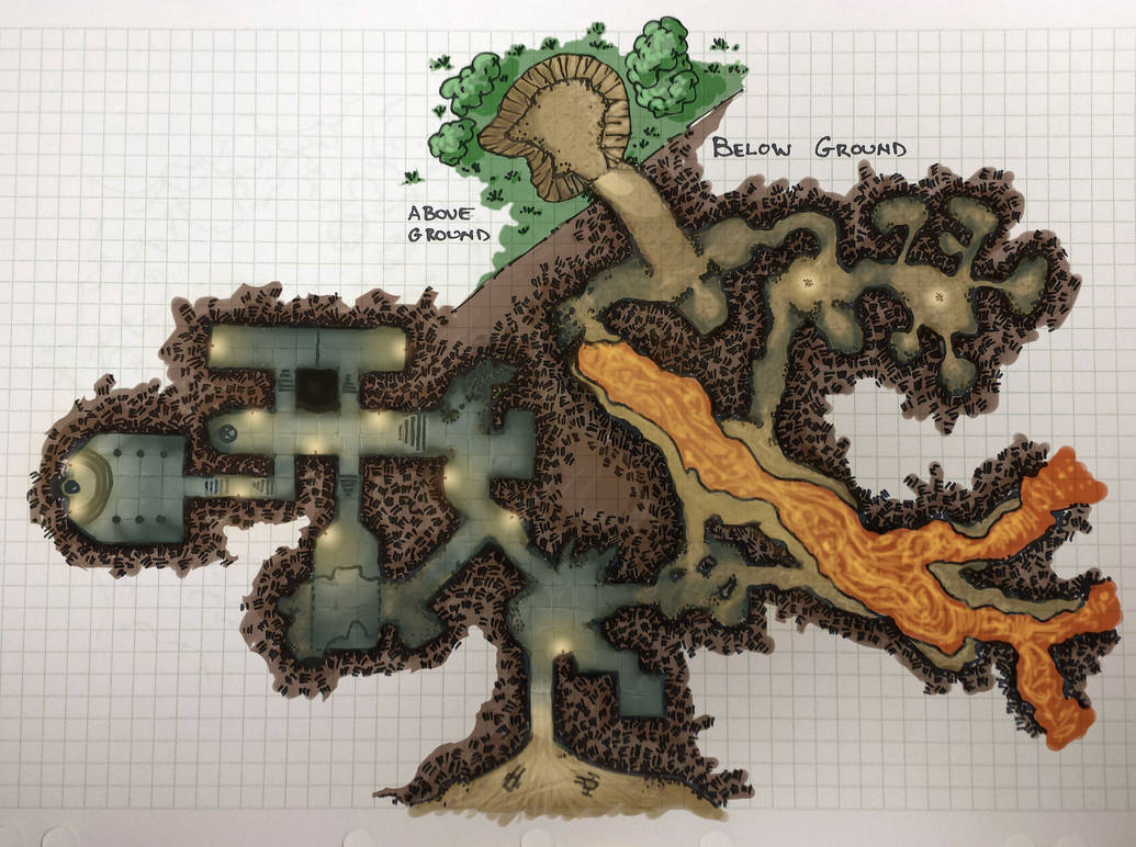 A random dungeon map to explore. by AlexTheMapMaker on DeviantArt