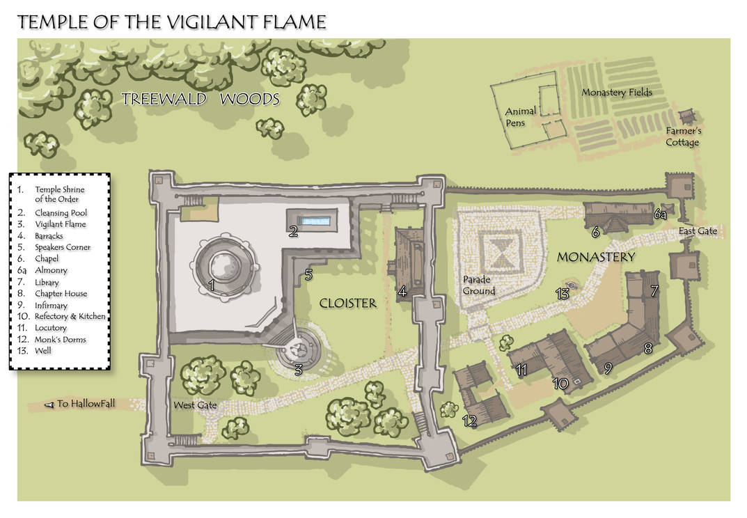 THE VALE, a Temple. by AlexTheMapMaker on DeviantArt