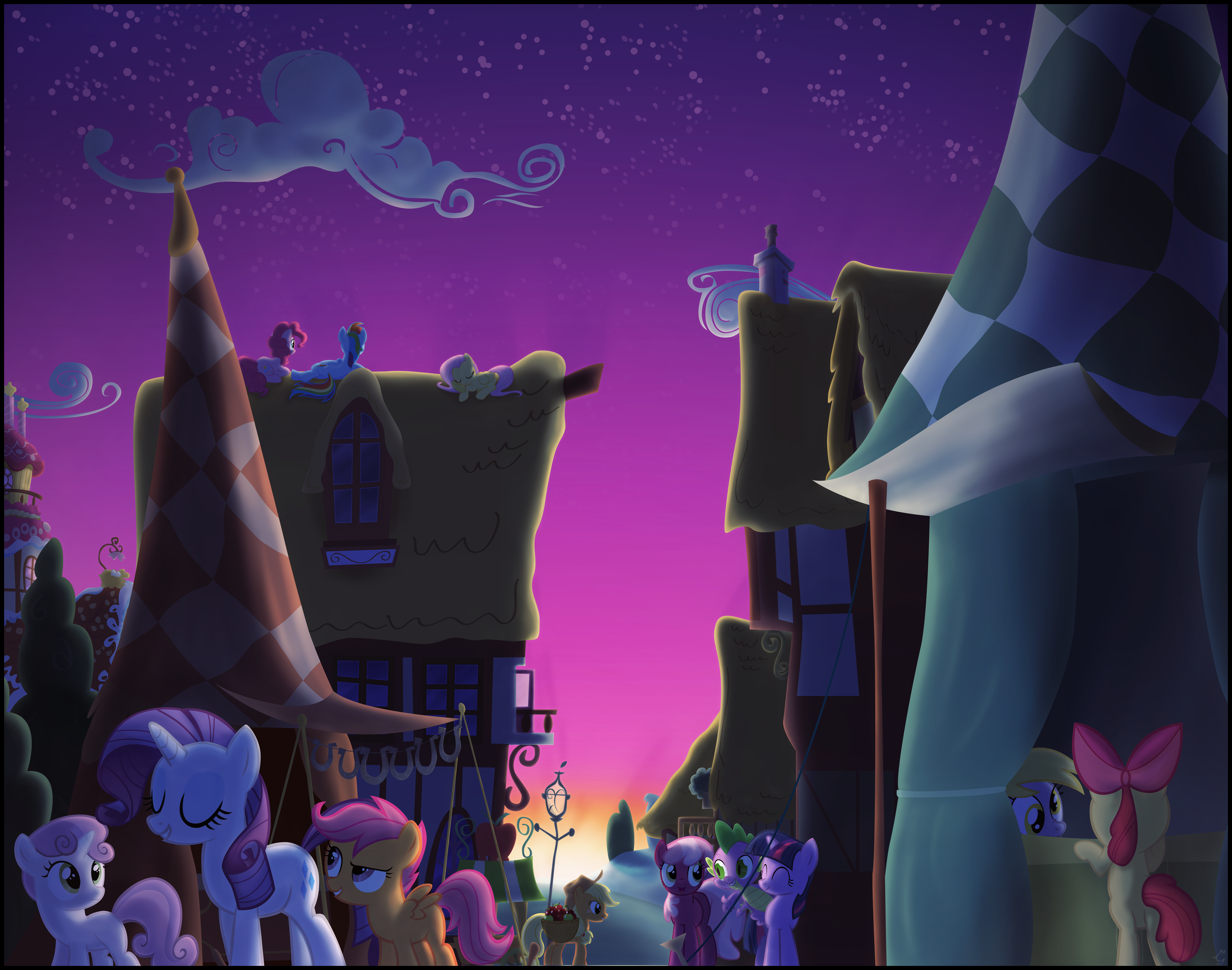 MLP ночной Понивилль