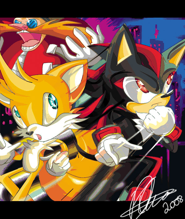 Shadow and Tails Team-uppy :3