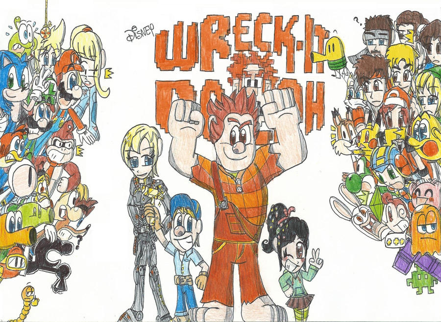 My Wreck-it Ralph Fan Poster as horizontal by FTFTheAdvanceToonist on ...