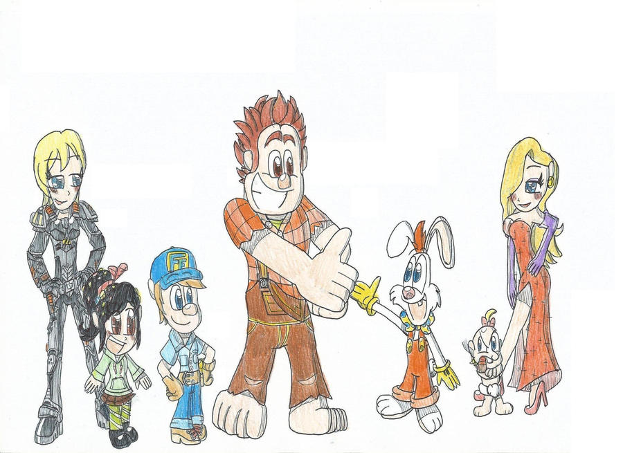 Wreck-It Ralph meets Who Framed Roger Rabbit by FTFTheAdvanceToonist on ...