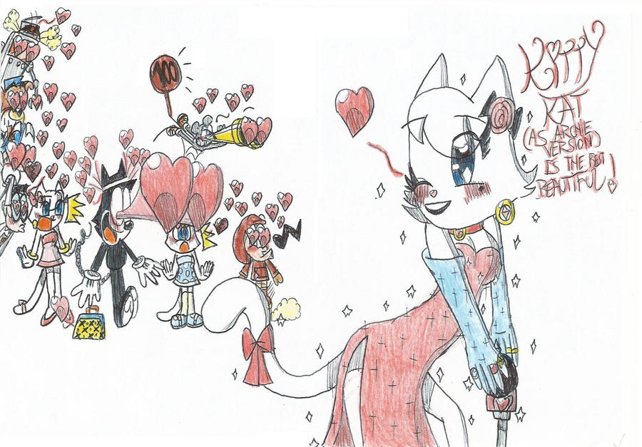 Felix meet loving Kitty Kat as Archie style!?