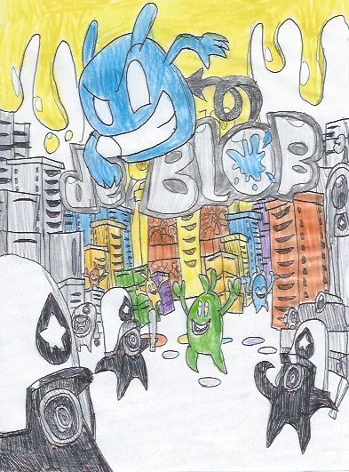 De Blob The 100 Color Hero By Ftftheadvancetoonist On Deviantart