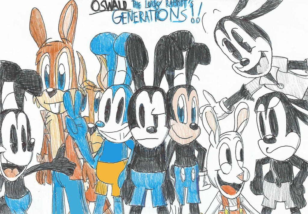 oswald the lucky rabbit s generations