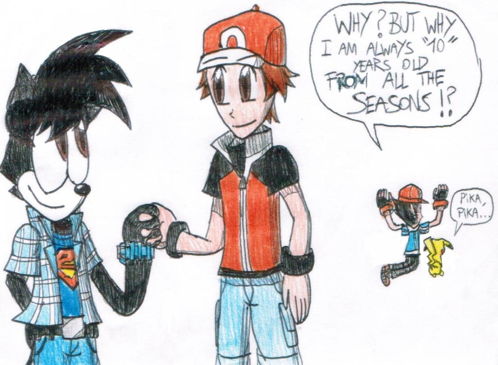 I accepted for Red from Pokemon The Origin. by FTFTheAdvanceToonist on  DeviantArt