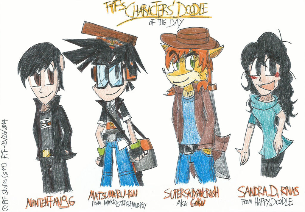 Characters' Doodle of The Day - 09/26/2014