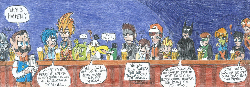 Forgetten or old Characters in Root Beer Tapper by FTFTheAdvanceToonist ...