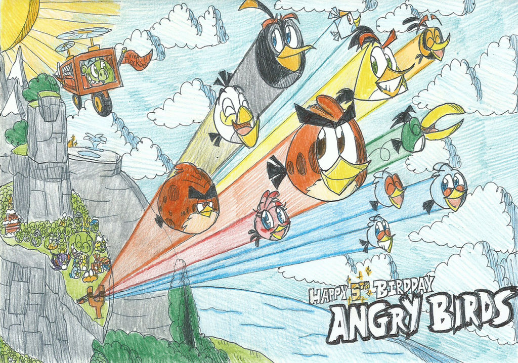 Happy 5th birdday, Angry Birds - Chimera Entertainment