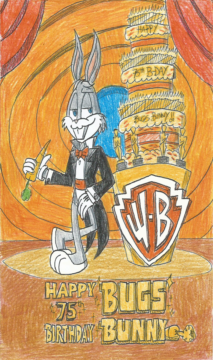 Happy Late 75th Birthday, Bugs Bunny!!