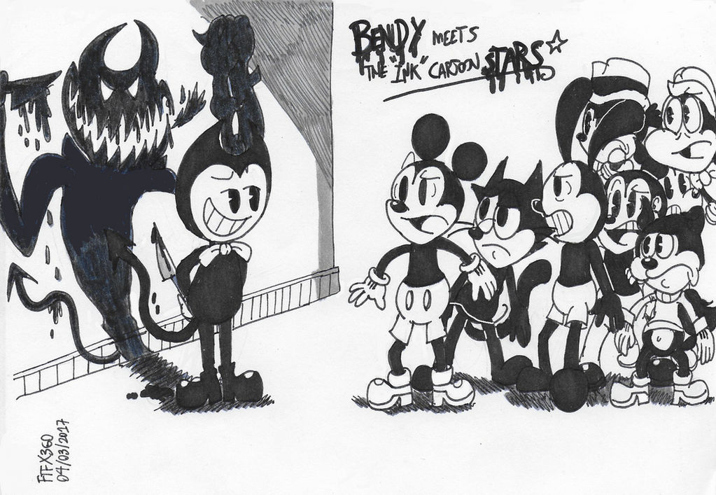 Bendy and The 'Ink' Cartoon Stars by FTFTheAdvanceToonist on DeviantArt