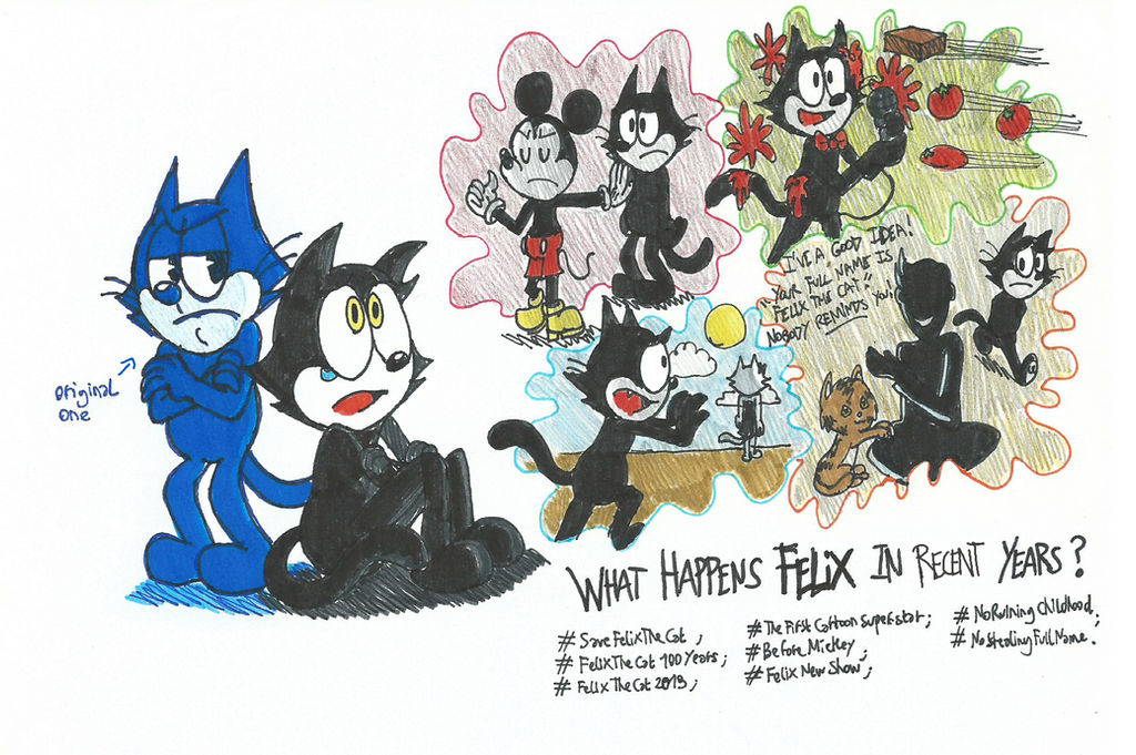 Кэтнэп и его друзья. Занимательные истории про кота Феликса. Felix the Cat fanarts.
