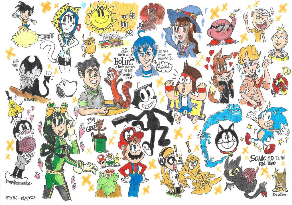 Ftf Fandom FTF's Characters Doodle of the Month - 08/23/17 by FTFTheAdvanceToonist ...