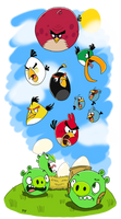 The Flock Comes Here - Angry Birds