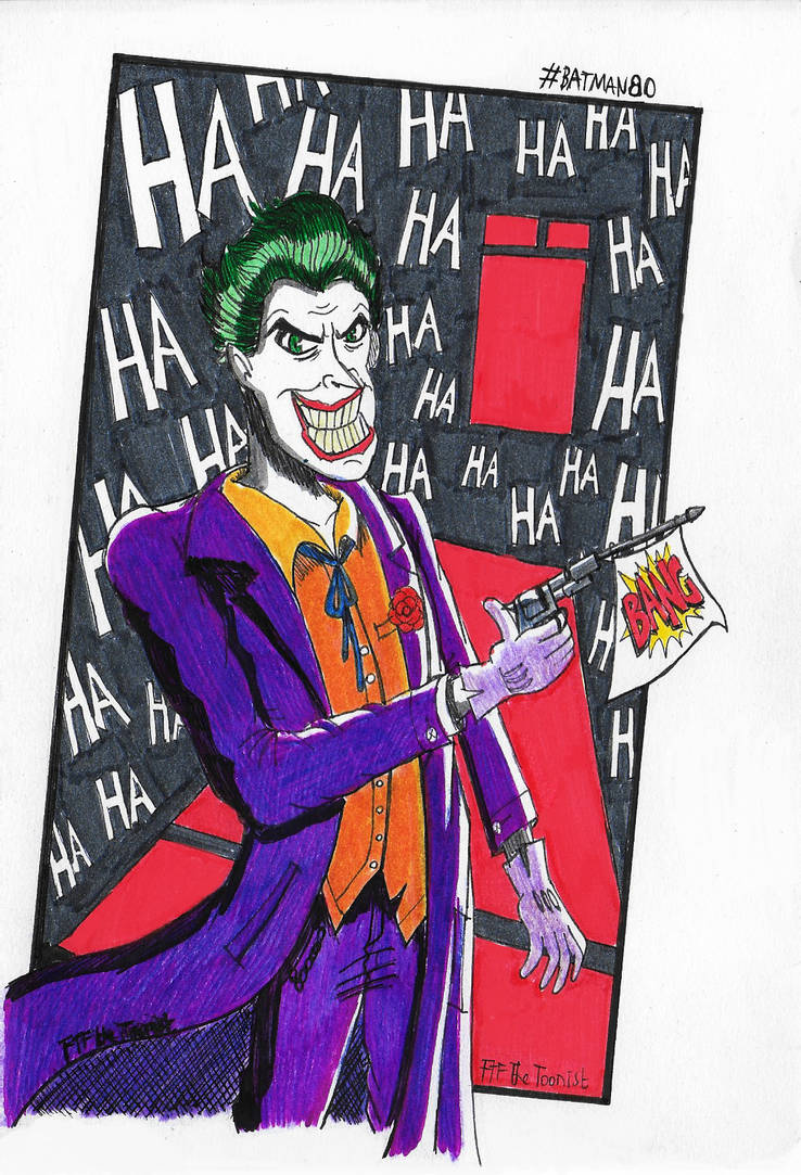 Batman 80th - Joker by FTFTheAdvanceToonist on DeviantArt