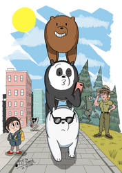 We Bare Bears: Walking Anywhere.