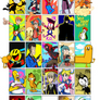 Guess My Fave Characters - BIG Edition(Incomplete)