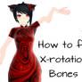 [MMD HELP] How to fix X-rotation bones!