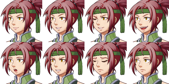 Actor Face Set Faceset for Actor1_4 from RPG Maker MV by TheStoryteller01 on DeviantArt