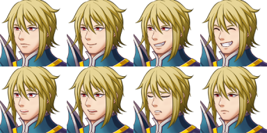 Actor Face Set Faceset for Actor2_1 from RPG Maker MV for XP/VX by TheStoryteller01 on ...