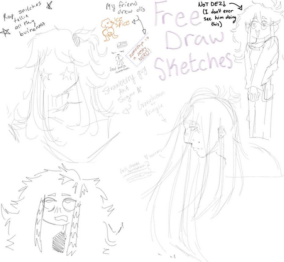 Freew Drawing Free draw sketches by chocolatebread9 on DeviantArt