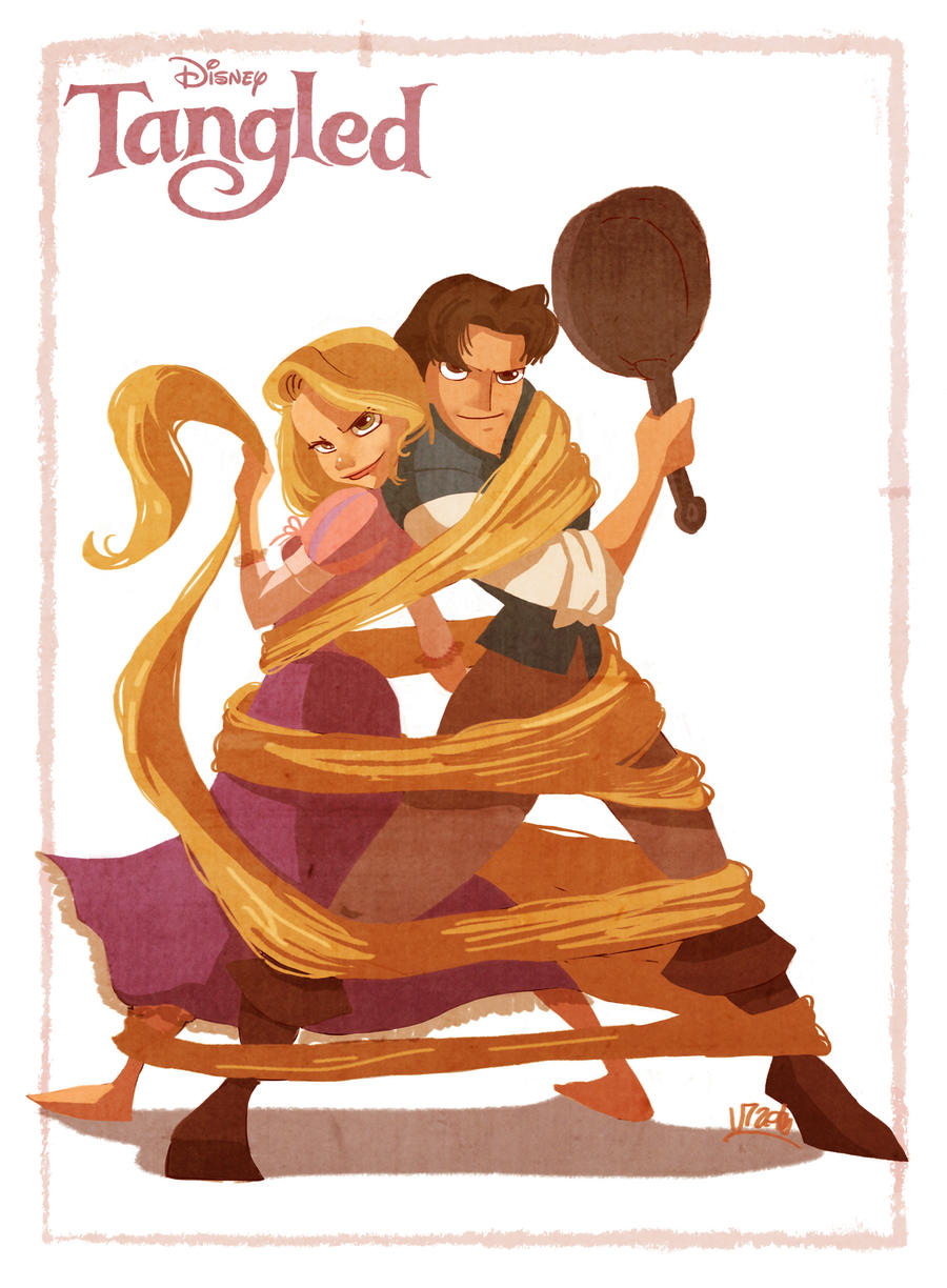 Tangled Getting Rizz Get down- Tangled by VPdessin on DeviantArt