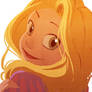 Rapunzel sketch -colored-