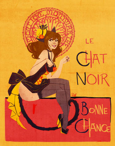 Chat Noir - Pin Up -