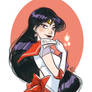 Sailor Mars coloring fast sketch