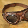 Steampunk aviator goggles