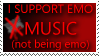 I support emo...MUSIC by Plankhead