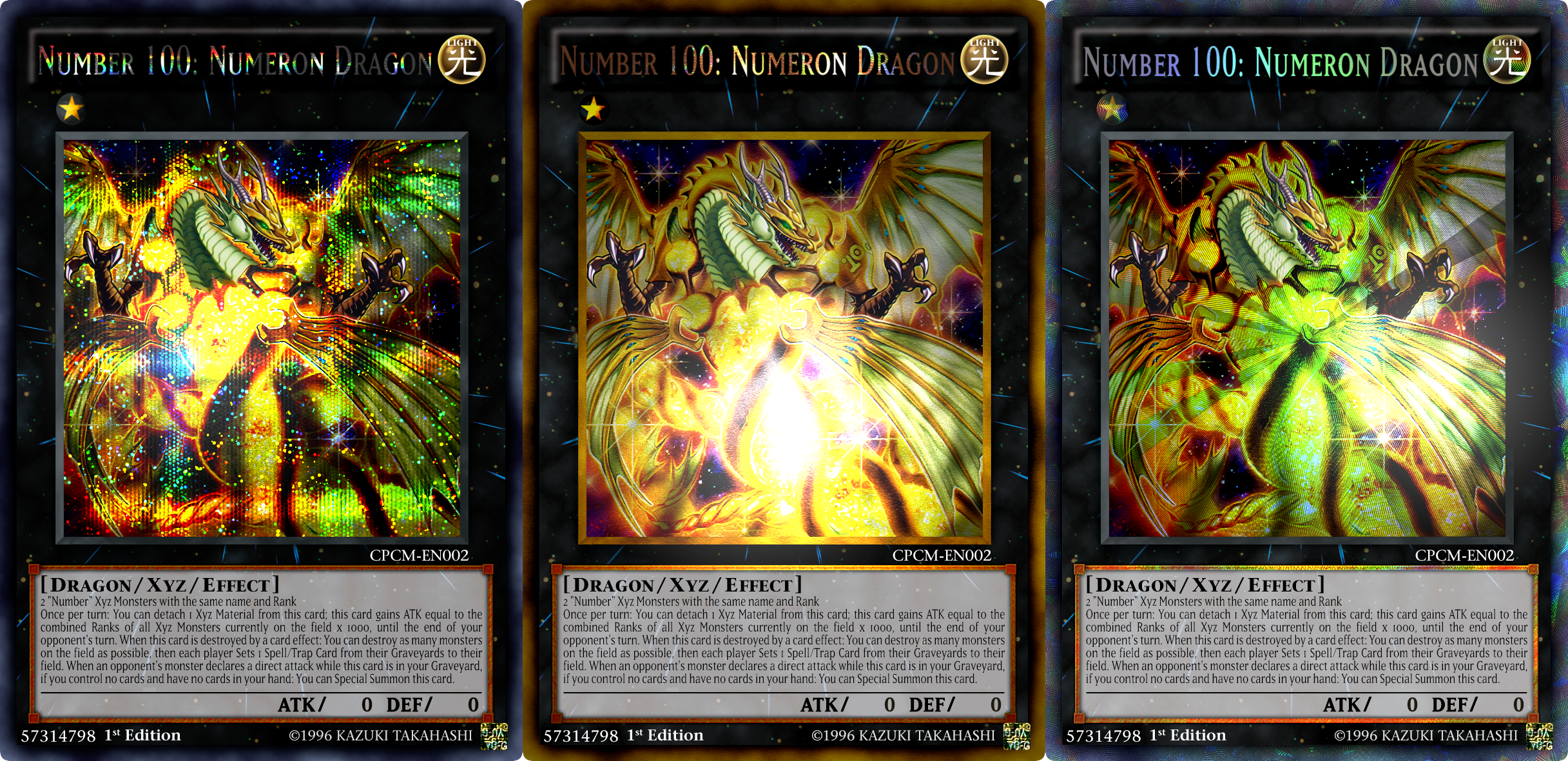 yugioh number cards 100 Number 100: Numeron Dragon