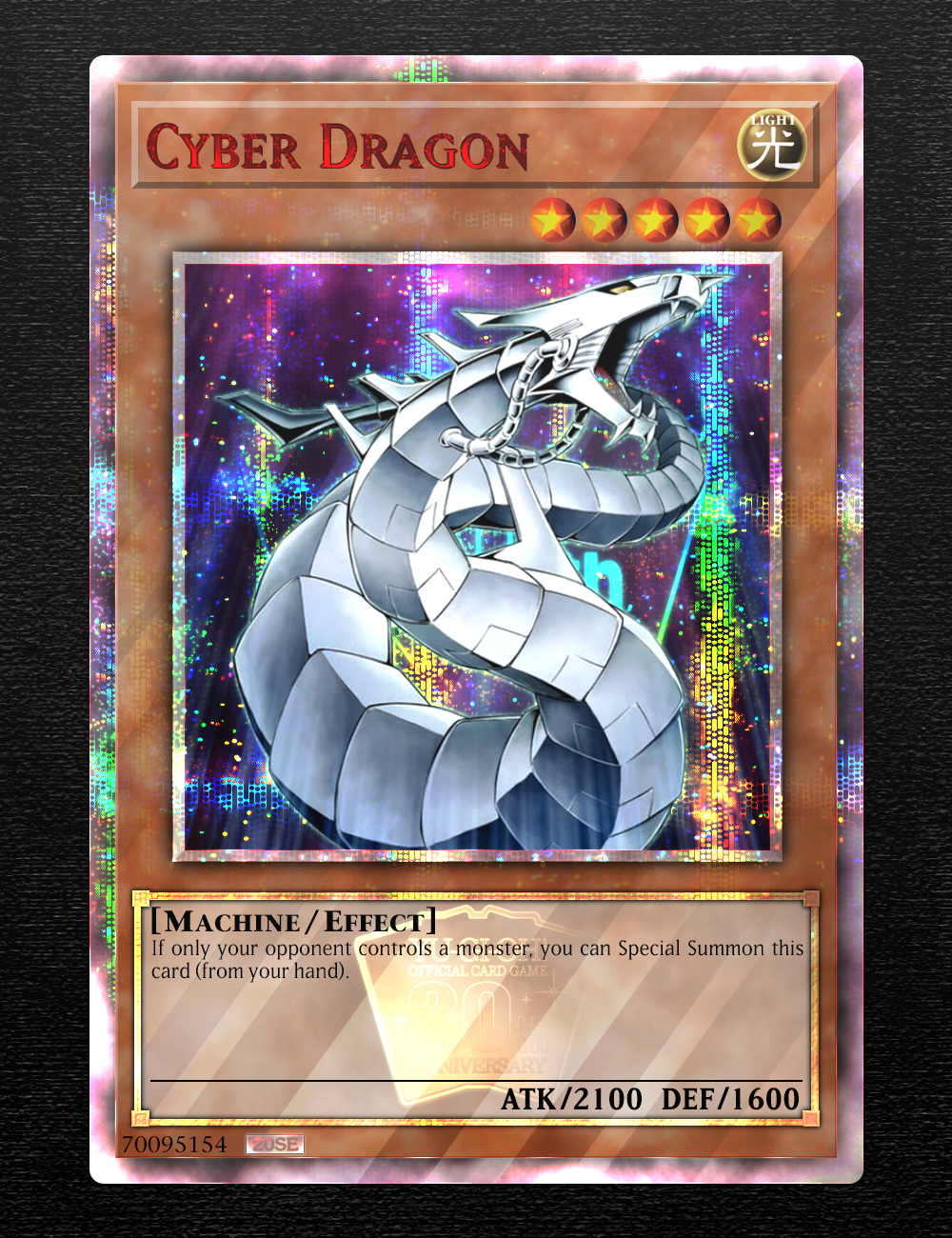 SDCR-EN001 Cyber Dragon Core Super Rare UNL Edition Mint YuGiOh Card 