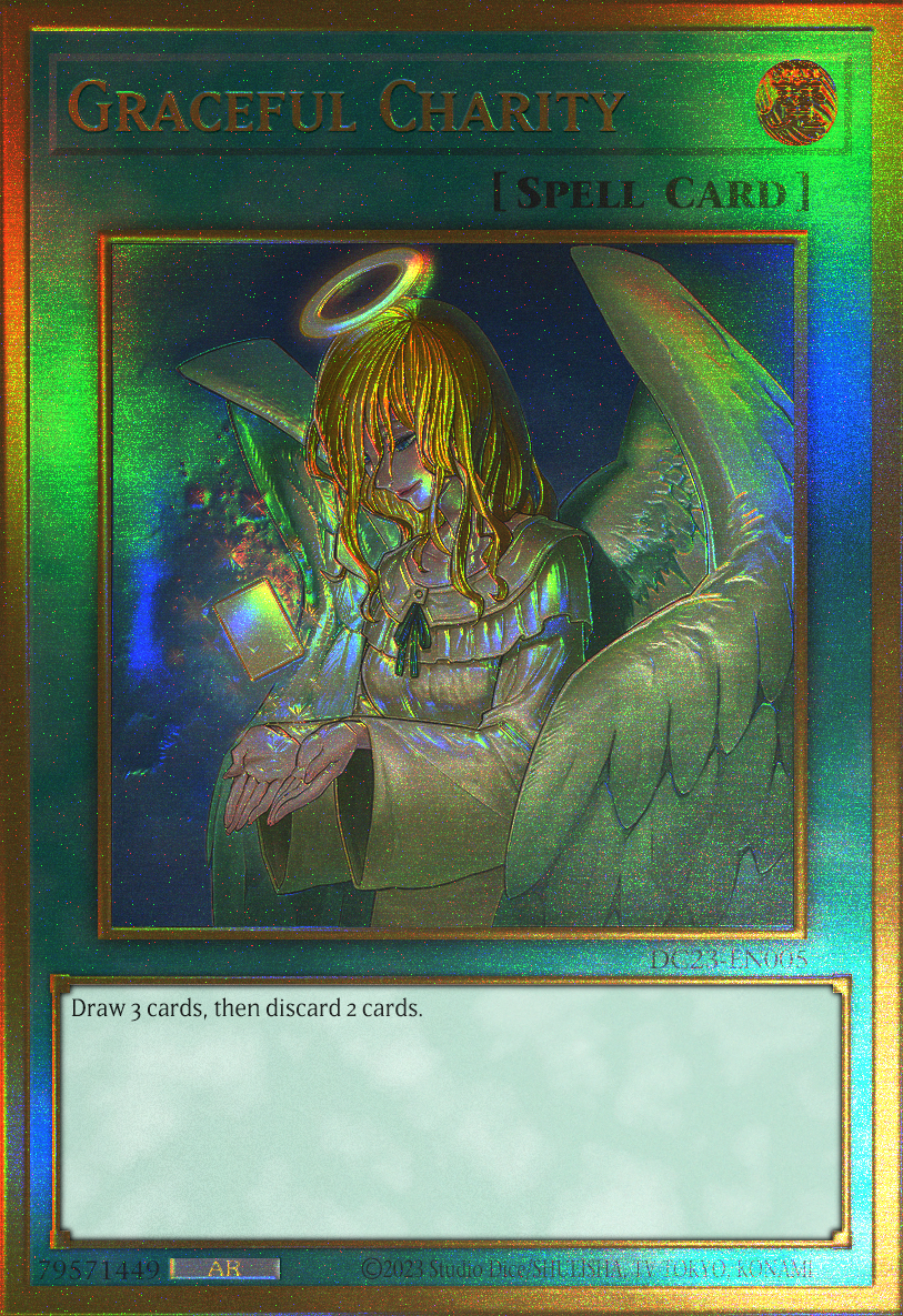 graceful charity yugioh card Amazon.com: Yu-Gi-Oh! - Graceful Charity (SDP-040) - Starter Deck Pegasus - Unlimited Edition