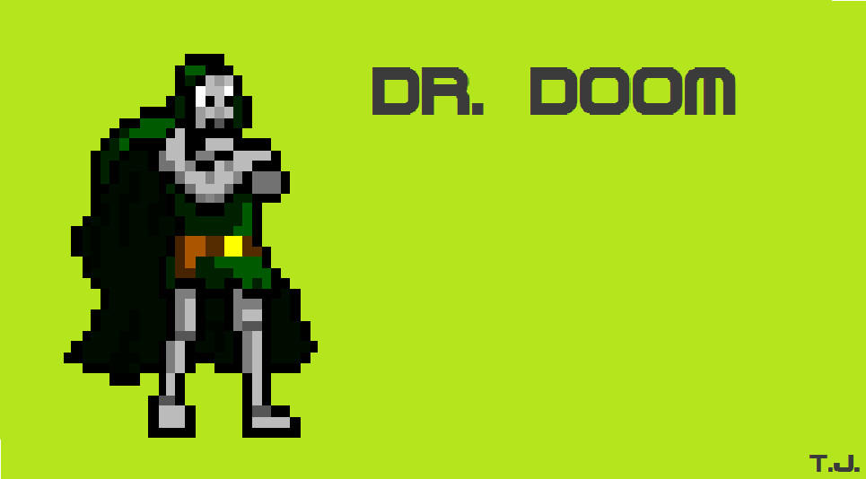 8 Bit Doom Dr. Doom 8-Bit by ColonelPigmask on DeviantArt