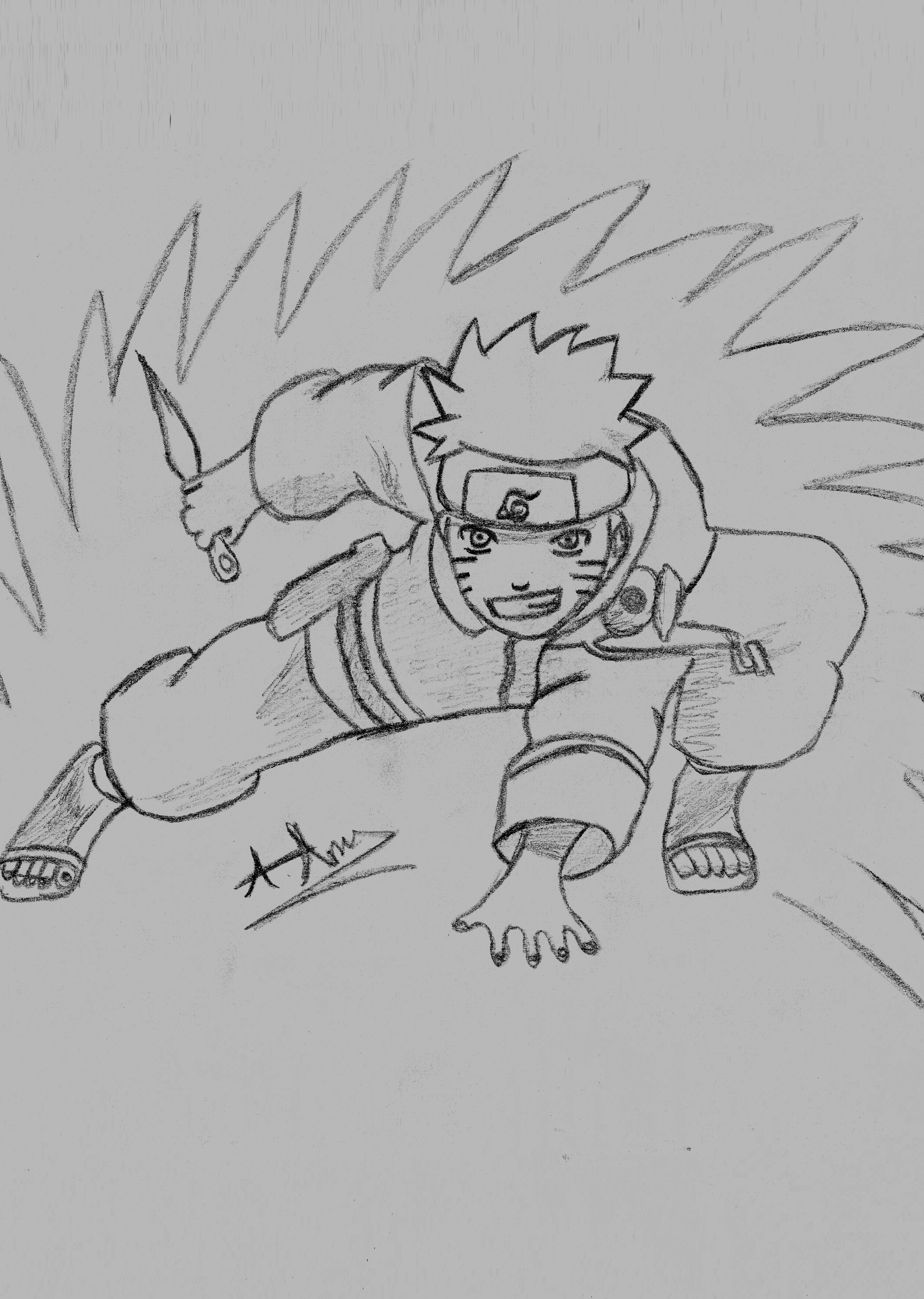 Naruto Pencil Sketch by Pixetomics on DeviantArt