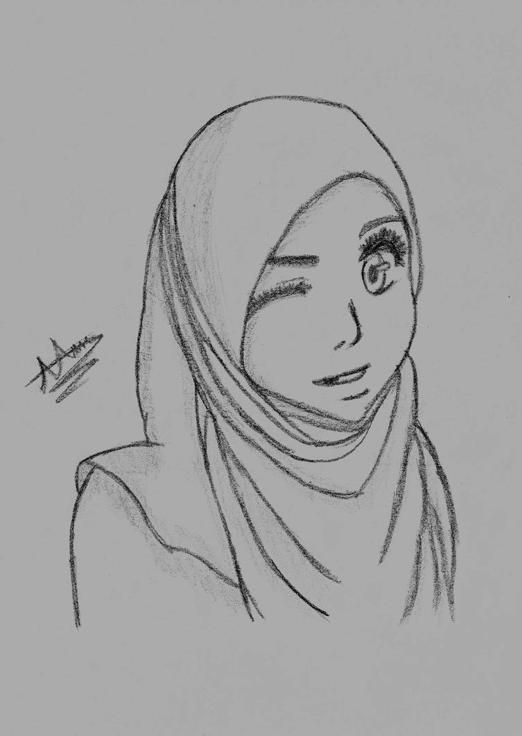 Cute Hijab Wearing Girl by Pixetomics on DeviantArt