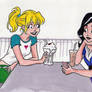 Betty and Veronica chilling