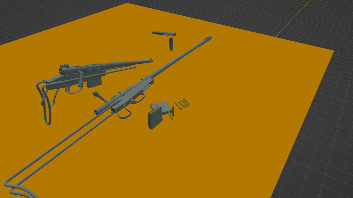 M4 Survival Rifle Mini Pack (Low poly) (MMD DL) by TaylorMarckFiliamz ...