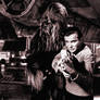 Chewbacca and Captain Kirk