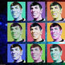Warhol Inspired Smiling Spock