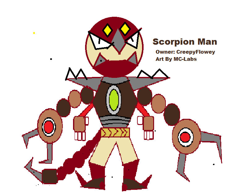 Robot Rumpus 2021 Gift- Scorpion Man by MC-Laboratories on DeviantArt