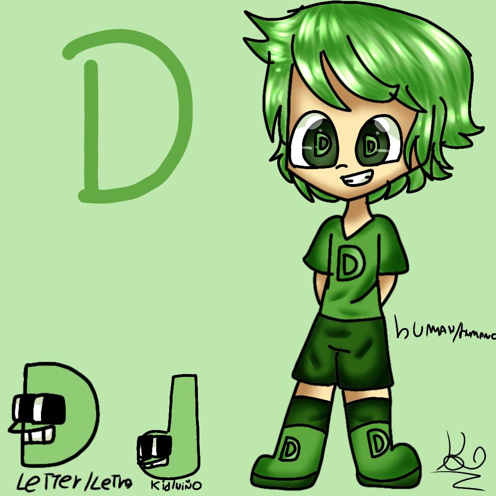 Humanized alphabet lore letters part 3 by ElectricMorningstar on