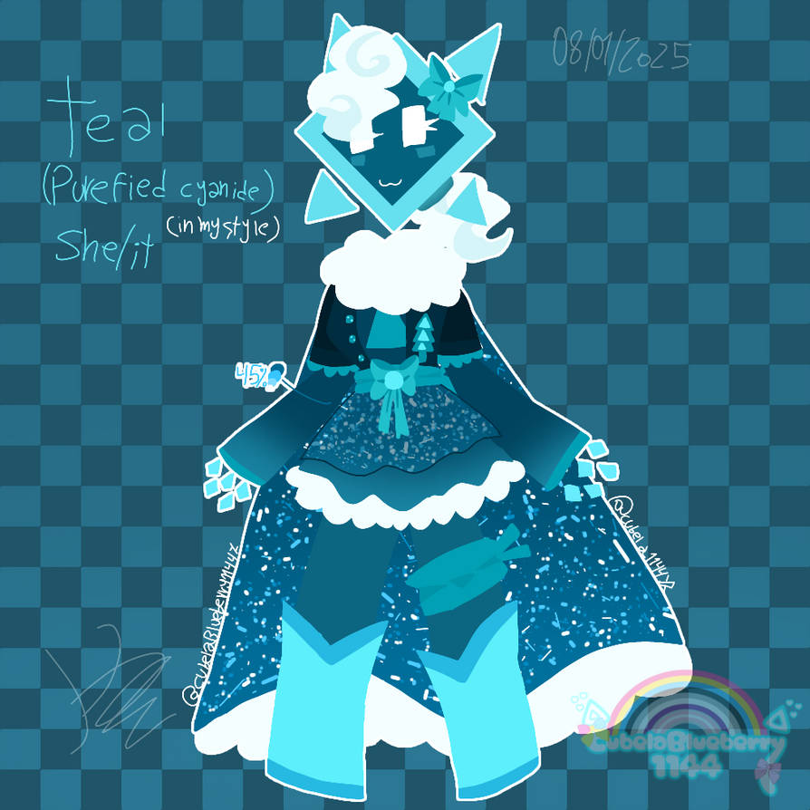 (TPC) Teal (Purefied Cyanide) by CubelaBlueberry1144 on DeviantArt