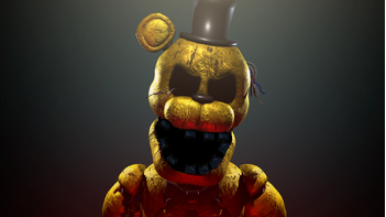 C4D FNAF POSTER: Sinister Shadow Freddy by XeroxX92 on DeviantArt